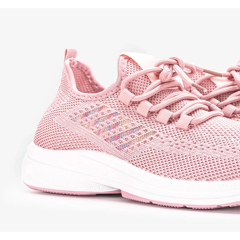 Růžové sportovní tenisky Merja růžový 1