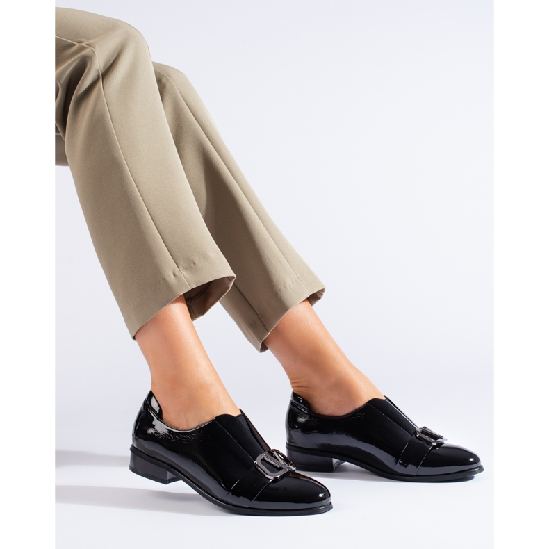 Elegantní černé boty W. Potocki černá 1