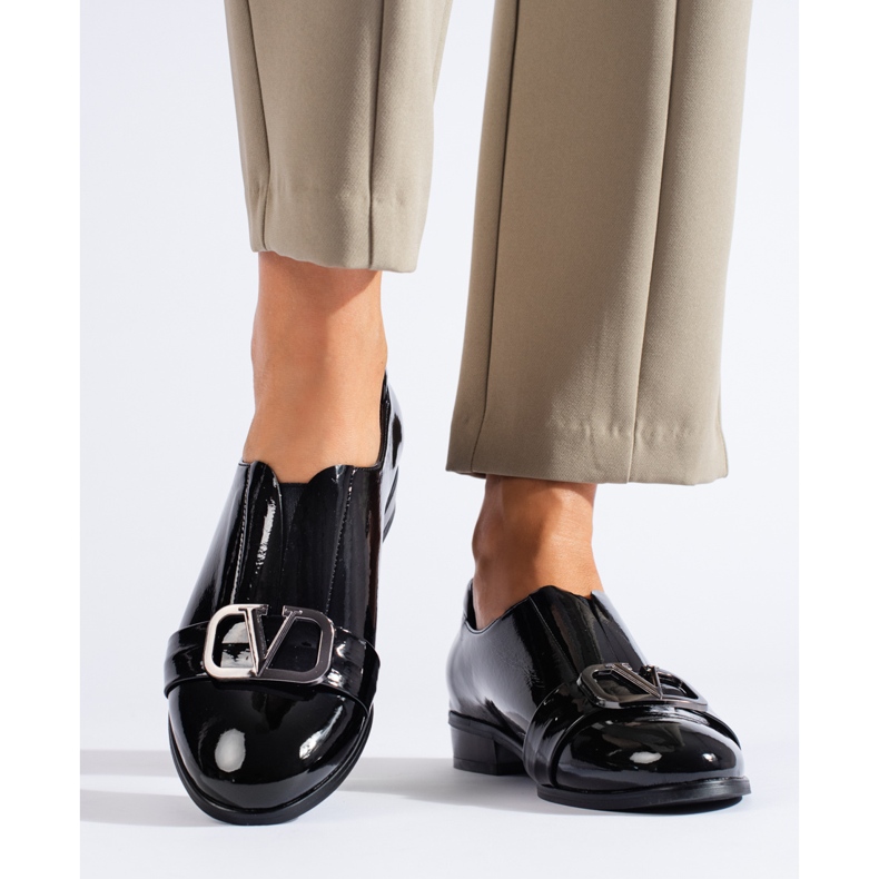 Elegantní černé boty W. Potocki černá 2