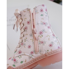 Zateplené dětské kotníkové boty na zip, růžové Dolida růžový 1 Zateplené dětské kotníkové boty na zip, růžové Dolida růžový 1