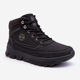 Pánské trekové boty Black Big Star MM174016 černý 1