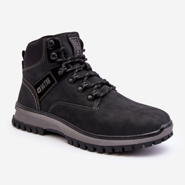 Pánské trekové boty Black Big Star MM174019 černý 1