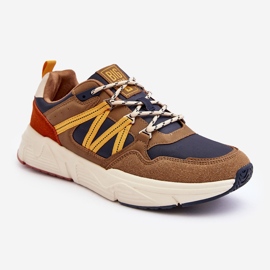 Pánská sportovní obuv Memory Foam Multicolor Big Star MM174272 hnědý 1