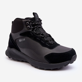 Pánské zateplené trekingové boty Black Big Star MM174334 černý 1