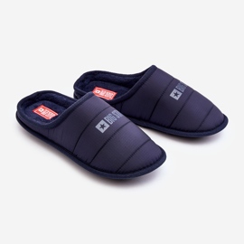 Pánské klasické navy modré pantofle Big Star KK174360 modrý 2