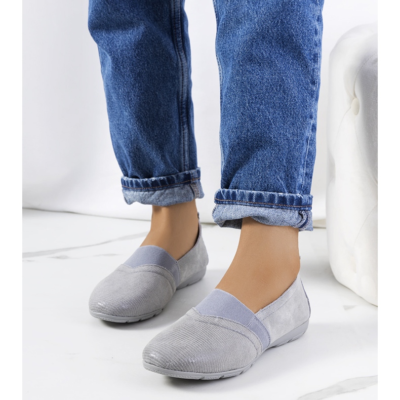 Kožené tenisky Grey Boirs šedá 1