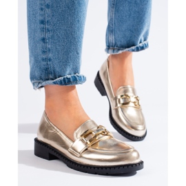 Zlaté dámské boty Shelovet zlatý 1