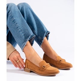 Shelovet dámský velbloudí semiš lords hnědý 1