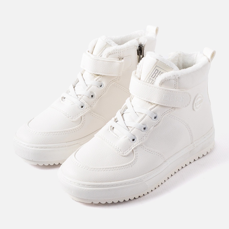 Bílé zateplené holínky Big Star GG274041 bílý 1