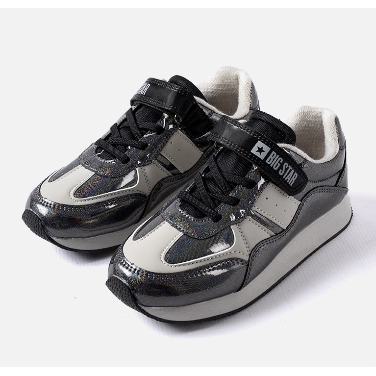 Černé třpytivé tenisky Big Star KK374103 černá 1