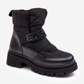 PS1 Dámské zateplené sněhule na zip Black Zeva černá 1