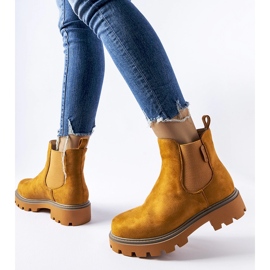 Hnědé zateplené holínky Big Star MM274374 hnědý 1