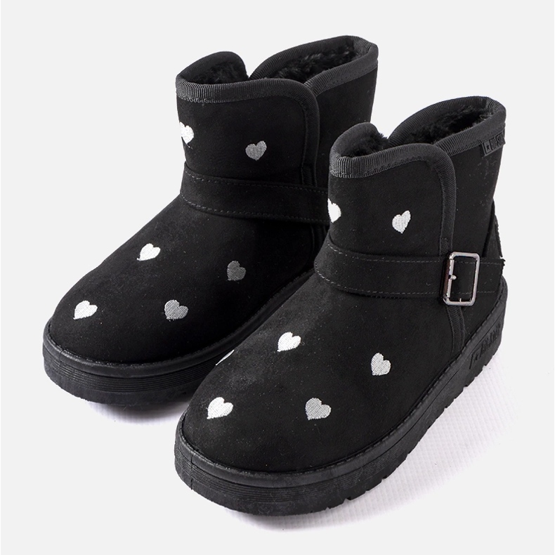 Černé dětské sněhule Big Star KK374243 černý 1