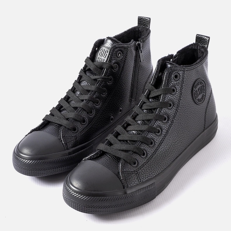 Černé zateplené tenisky Big Star MM174012 černý 1