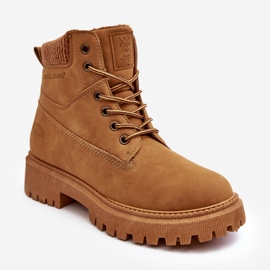 Dámské zateplené Camel Cross Jeans MM2R4011C hnědý 1