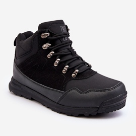 Dámské zateplené trekingové boty Black Big Star MM274481 černý 1