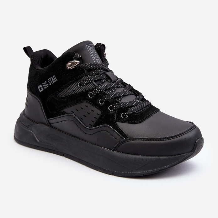 Zateplené pánské sportovní boty Black Big Star MM174161 černý 1