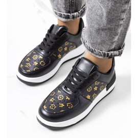 BM Černé dámské tenisky Djenna černá 1 BM Černé dámské tenisky Djenna černá 1