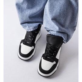 Černé vysoké tenisky Elizabeth černý 1