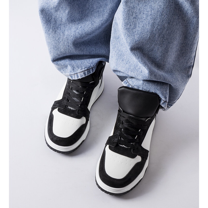 Černé vysoké tenisky Elizabeth černá 1