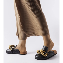 Černé řetízkové posuvníky od Christelle černá 1