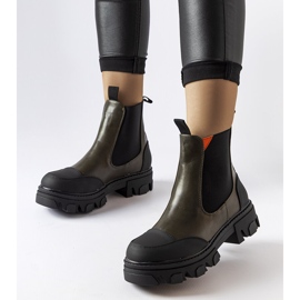 Zelené nazouváky značky Sibyla zelený 1