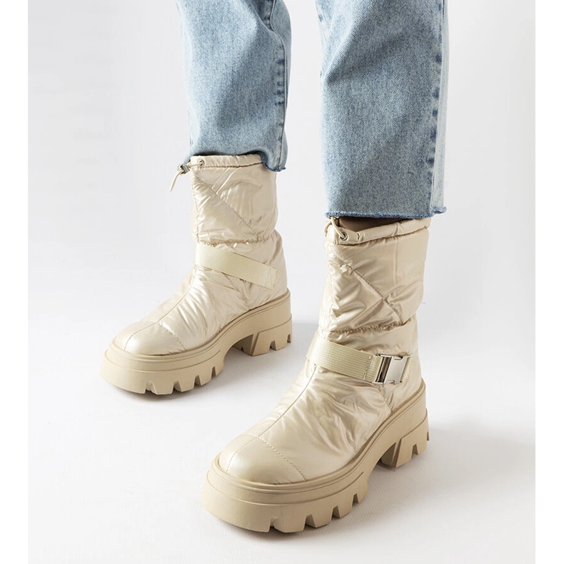 Béžové sněhule Ambretta béžový 1