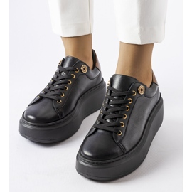 Béžové brogues LS5379 Taupe černý 2