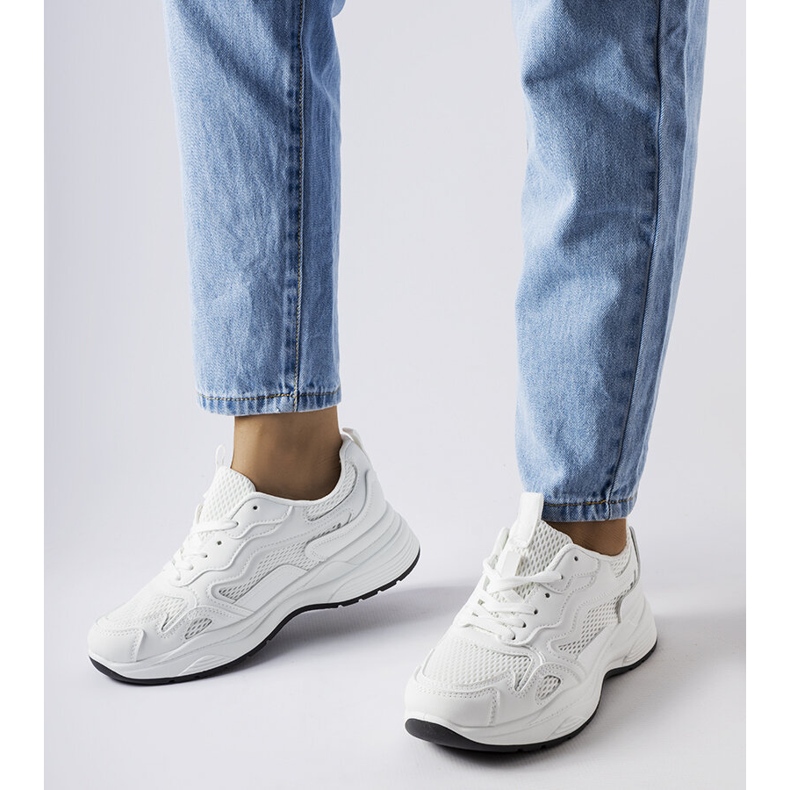 Inna Bílé duté sportovní tenisky bílý 1