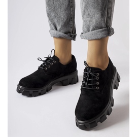 Černé ploché boty Cloutier černá 1