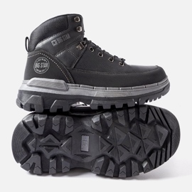 Černé pánské kozačky Big Star KK174120 Black černá 1 Černé pánské kozačky Big Star KK174120 Black černá 1