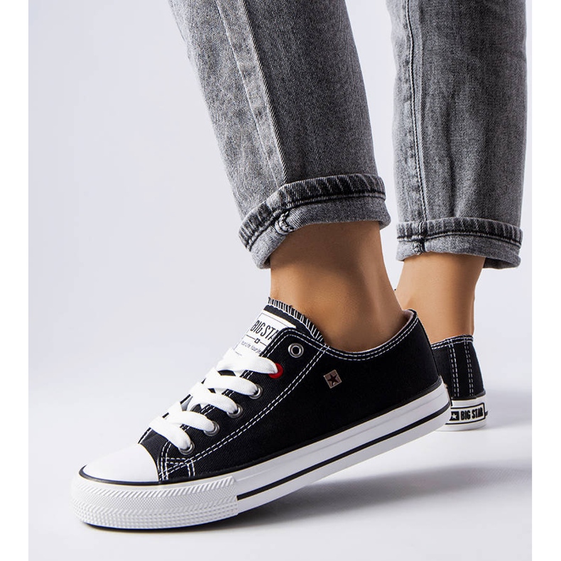 Big Star T274023906 černé klasické tenisky černá 1