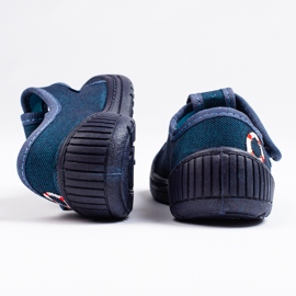 Pantofle Shelovet do školky pro kluky modrý 2