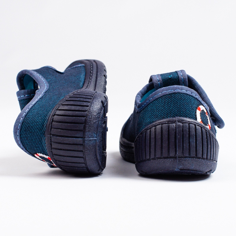 Pantofle Shelovet do školky pro kluky modrý 2