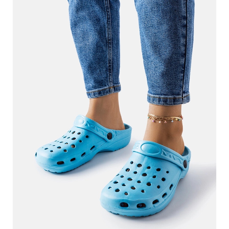 Modré pěnové pantofle s uzavřenou špičkou od Kleist modrý 1