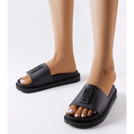 Big Star černé pantofle LL274429 černý 1