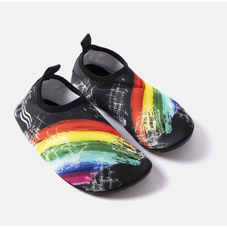 Dětské barevné boty do vody Slipen černý černý 1