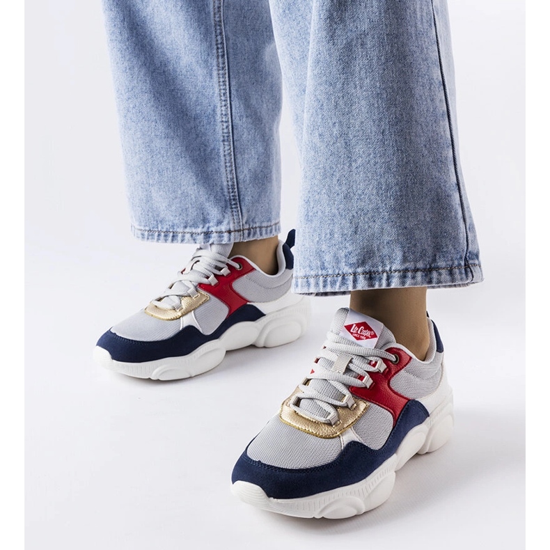 Šedé sportovní tenisky Lee Cooper šedá 1