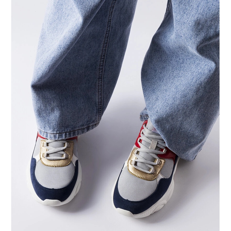 Šedé sportovní tenisky Lee Cooper šedá 2