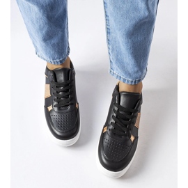 Černozlaté sportovní tenisky od Parmy černá 1