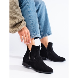 Prolamované jarní boty Vinceza černé černý 2