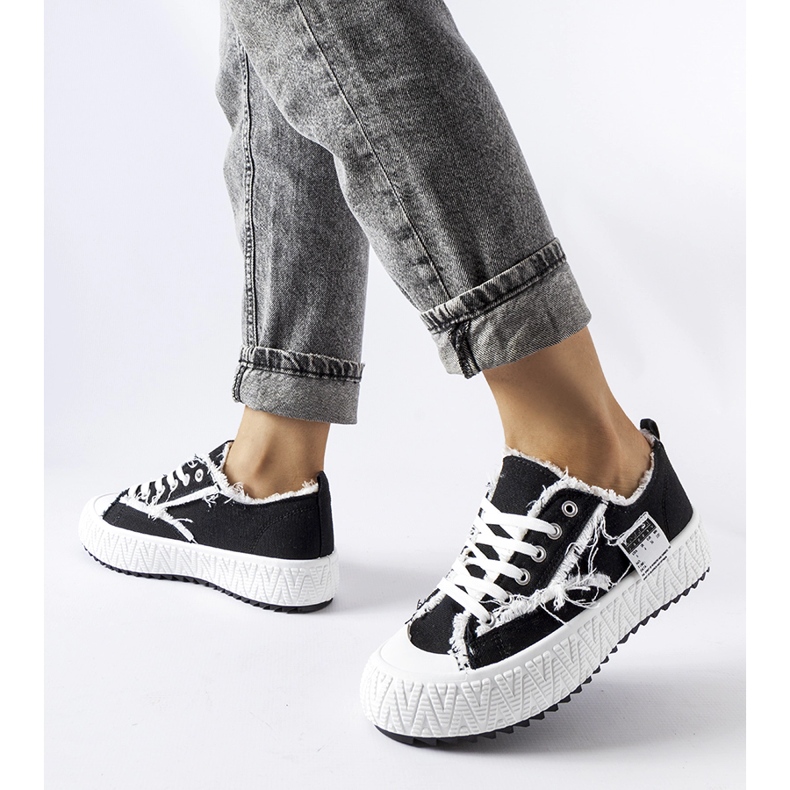 Inna Černé tenisky na platformě Coolidge černá 1