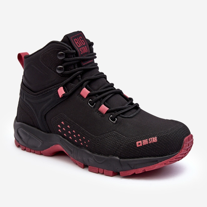 Memory Foam System Trappers Trekingové boty Black Big Star MM274562 černý 1