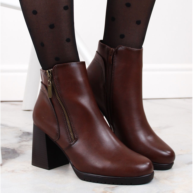 Dámské zateplené hnědé kotníkové boty Sergio Leone BT323 hnědý 1 Dámské zateplené hnědé kotníkové boty Sergio Leone BT323 hnědý 1