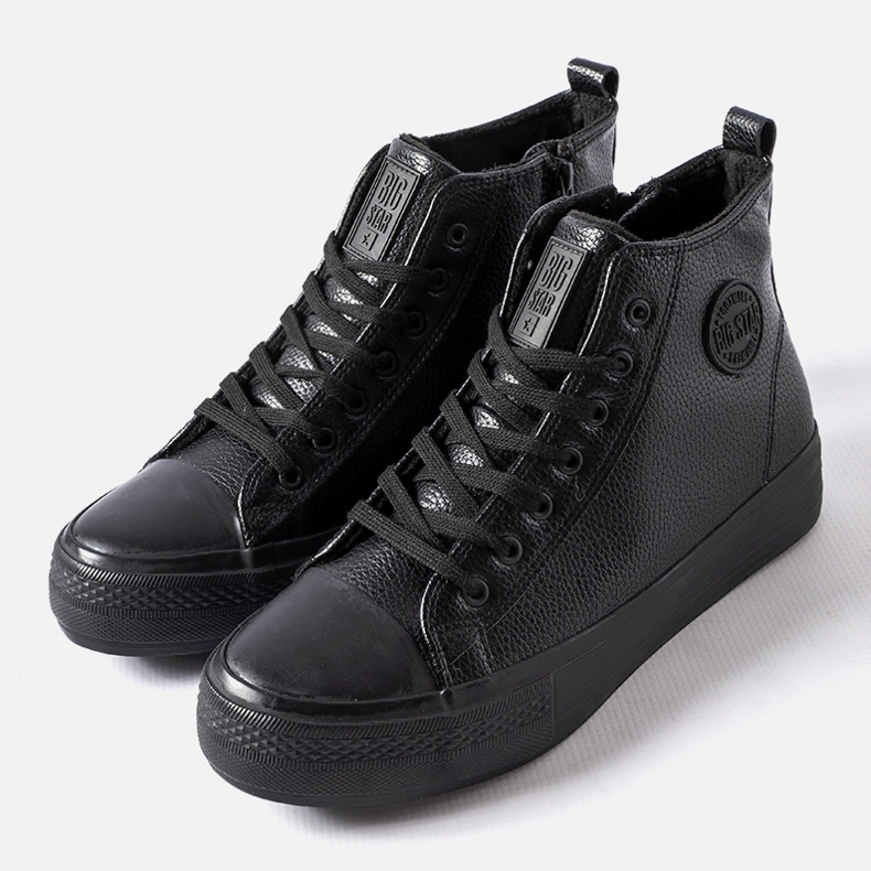 Černé zateplené tenisky Big Star MM174065 906 černý 1