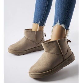 Béžové dámské sněhule Big Star KK274294 béžový 1 Béžové dámské sněhule Big Star KK274294 béžový 1