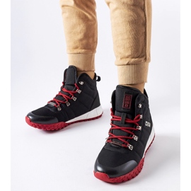 Černé boty pro mládež Big Star KK274217 černá 1