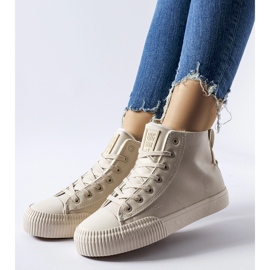 Béžové zateplené tenisky Big Star MM274018 béžový 1 Béžové zateplené tenisky Big Star MM274018 béžový 1