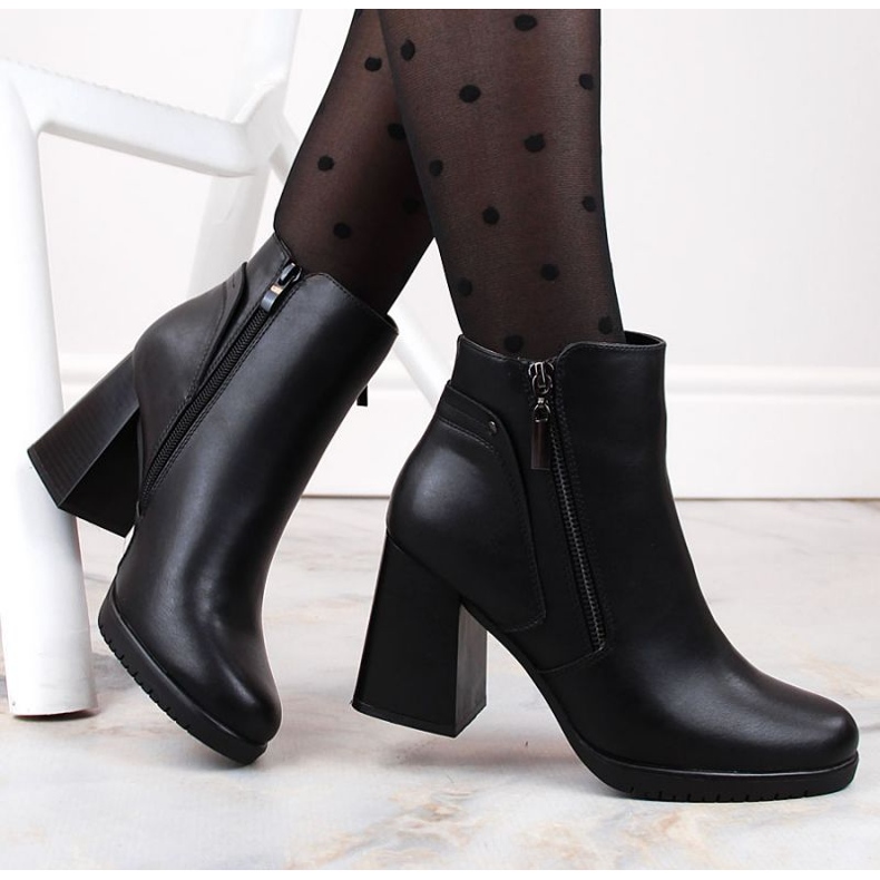 Zateplené kotníkové boty Sergio Leone W SK425A, černé černá 1