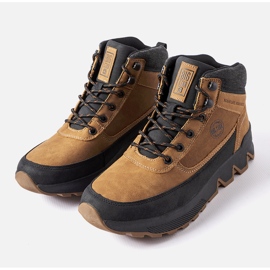 Hnědé boty Big Star MM174015 hnědý 1